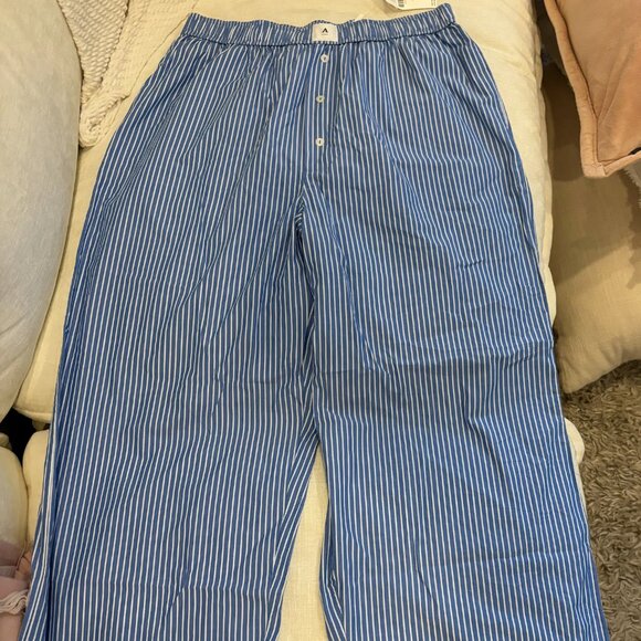 Anthropologie Boxer Pants - Blue Striped - Picture 2 of 3